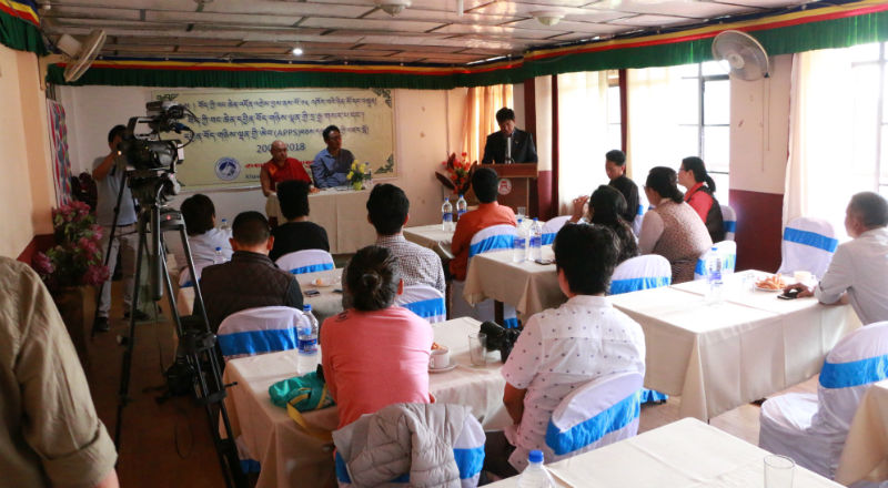 བོད་ཀྱི་བང་ཆེན་གསར་ཁང་ནས་གསར་འགོད་གསལ་བསྒྲགས་། པར་པ་ཡེ་ཤེས་ལྷ་མོ།