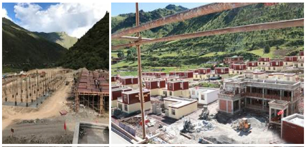 རྒྱ་ནག་གིས་མི་མང་གི་ཁང་པ་གཏོར་བ་དང་མི་མང་ལ་ཁང་པ་སྐྱོ་བོ་ལས་སྐབས་ཀྱི་པར།