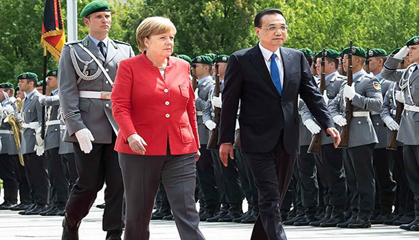 འཇར་མན་དང་རྒྱ་ནག་གི་སྲིད་བློན་ཐུག་འཕྲད།