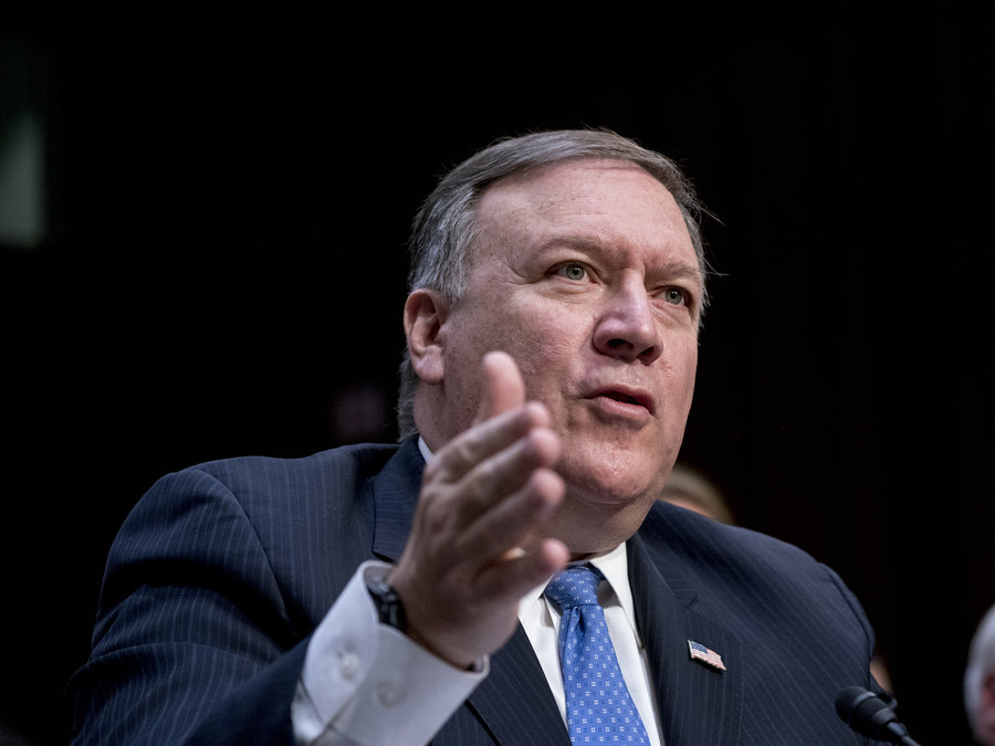 ཨ་རིའི་ཕྱི་སྲིད་དྲུང་ཆེ་སྐུ་ཞབས་Mike Pompeo་མཆོག
