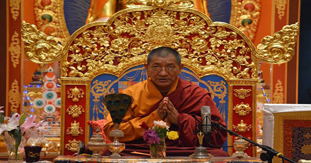 སྔ་འགྱུར་རྙིང་མའི་དབུ་འཛིན་ཁྲི་རབས་བདུན་པ་དགོངས་པ་ཆོས་དབྱིངས་སུ་ཐིམ་པའི་ཡིད་སྐྱོའི་གནས་ཚུལ་བྱུང་འདུག