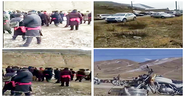 ༢༠༡༨ལོའི་ཟླ་༡༡ཚེས་༡༡ཉིན་རྒྱ་གཞུང་གིས་འཐུང་ཆུ་ཁ་བསྒྱུར་རྒྱུ་ཡིན་པའི་བཀའ་ཁྱབ་ལ་ཡུལ་མིས་ངོ་རྒོལ་བྱས།