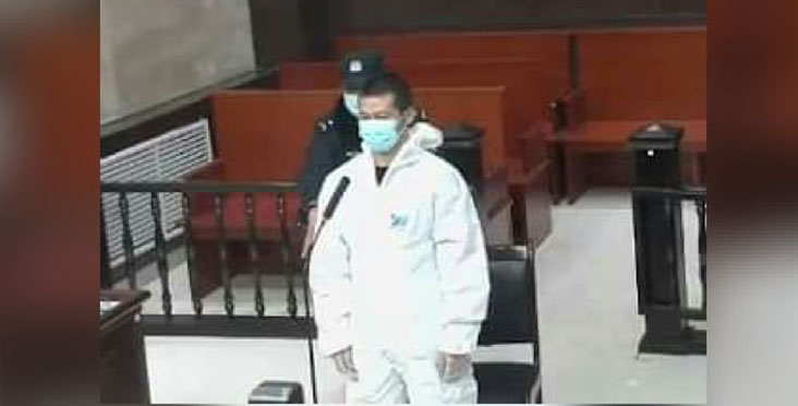 ལྷུན་གྲུབ་རྡོ་རྒྱས་ལགས་འདྲི་གཅོད་བྱེད་སྐབས། པར། ཝེ་ཆུན་དྲ་རྒྱ།