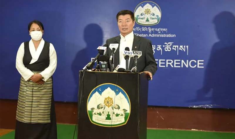 ༢༠༢༠ལོའི་ཟླ་༧་ཚེས་༡༤་ཉིན། སྲིད་སྐྱོང་བློ་བཟང་སེང་གེ་མཆོག་དང་ཤེས་རིག་བཀའ་བློན་པད་མ་དབྱངས་ཅན་མཆོག