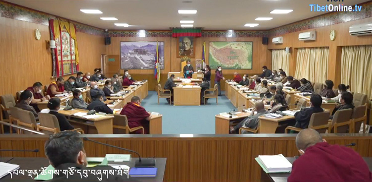 སྐབས་བཅུ་དྲུག་པའི་བོད་མི་མང་སྤྱི་འཐུས་ལྷན་ཚོགས་ཀྱི་གྲོས་ཚོགས་ཚོགས་དུས་བཅུ་པ་འཚོགས་སྐབས།