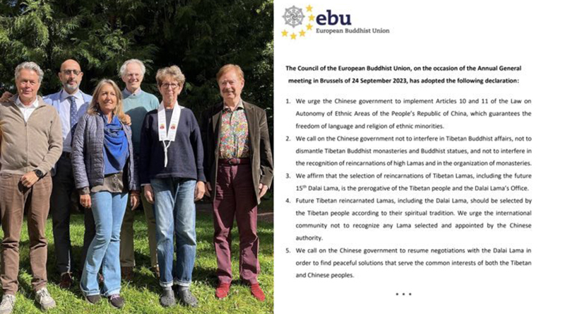 ཕྱི་ལོ་༢༠༢༣ ཟླ་༩ ཚེས་༢༤ཉིན། ཡུ་རོབ་ནང་པའི་མཐུན་ཚོགས་ཀྱི་ཚོགས་མི་དང་བསྒྲགས་གཏམ། པར། བརྒྱུད་ལམ།