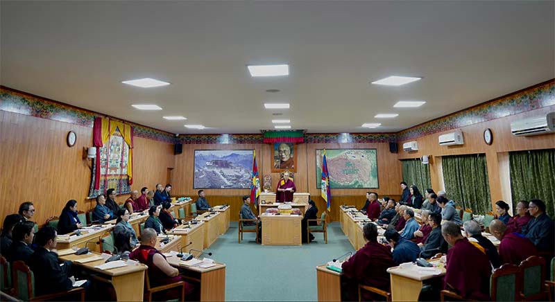 ཕྱི་ལོ་༢༠༢༤ ཟླ་༣ ཚེས་༡༦ ཉིན། སྐབས་བཅུ་བདུན་པའི་བོད་མི་མང་སྤྱི་འཐུས་ལྷན་ཚོགས་ཀྱི་གྲོས་ཚོགས་ཚོགས་དུས་དྲུག་པ་མཇུག་བསྒྲིལ་ཡོད་འདུག