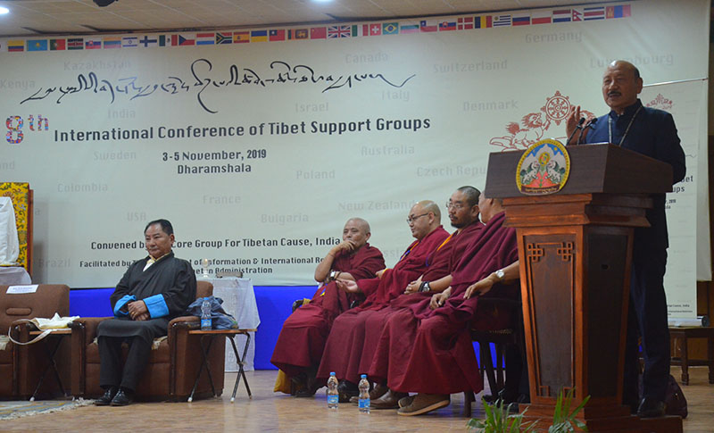 ༢༠༡༩་ལོའི་ཟླ་༡༡་ཚེས་༣ཉིན། རྒྱ་གར་བོད་དོན་རྒྱབ་སྐྱོར་ཚོགས་པ་ནང་མའི་ཚོགས་གཙོ་རིན་ཆེན་མཁའ་འགྲོ་ཁིར་མེ་ལགས།