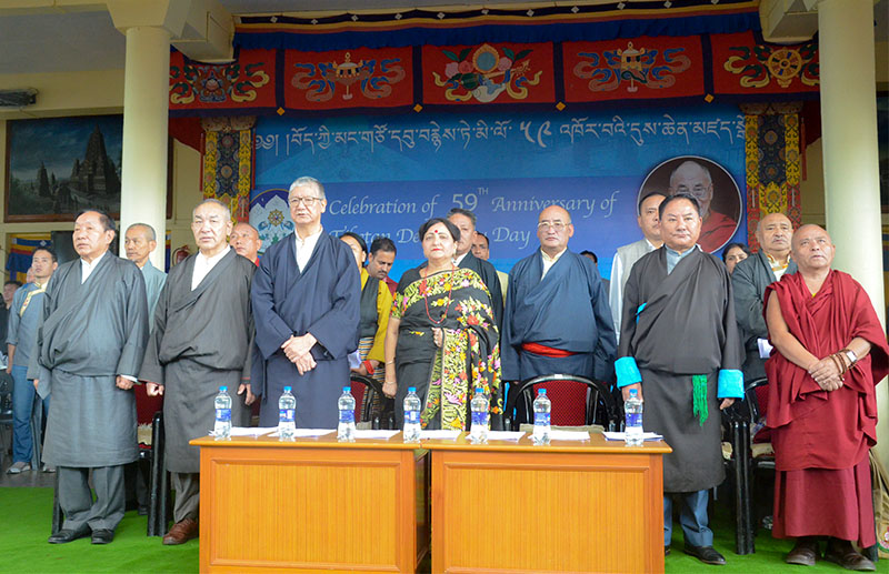 ༢༠༡༩ལོའི་ཟླ་༩་ཚེས་༢་ཉིན། མཛད་སྒོའི་ཐོག་སྐུ་མགྲོན་གཙོ་བོ་ལྕམ་སྐུ་སར་ཝེན་ཆོ་ཌི་རུ(Smt. Sarveen Chaudhary)་ལགས་དང་། བོད་མིའི་སྒྲིག་འཛུགས་ཀྱི་མཛད་གཙོ་རྣམ་པ།